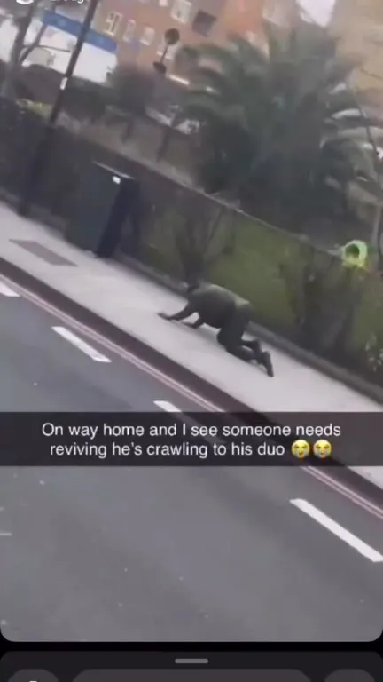 Someone Crawling to His Duo