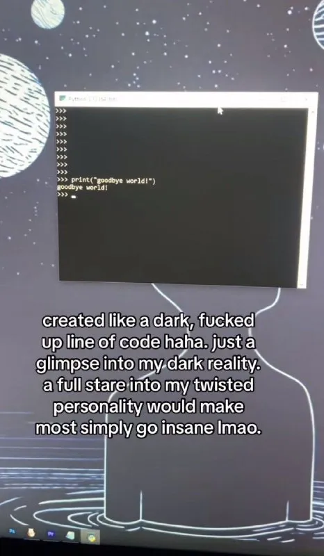 Dark Goodbye World Code
