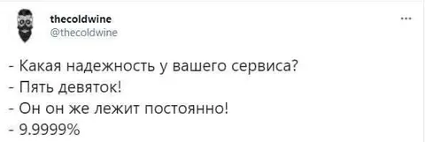 Пять девяток надежности