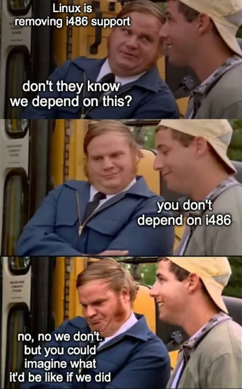 Linux Removes i486 Support