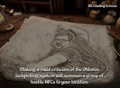 Oblivion Lockpicking Criticism