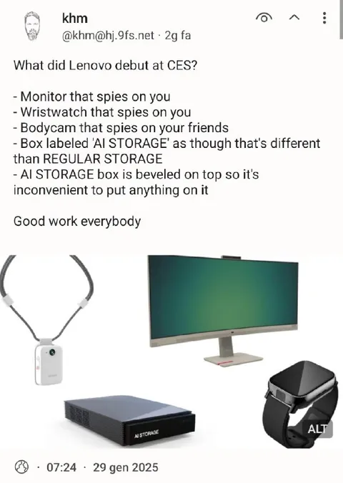 Lenovo spies on everyone at CES