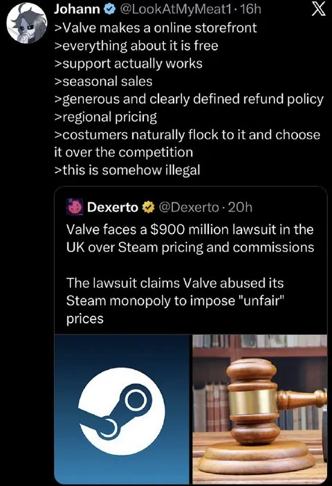 Valve Makes Steam Too Good