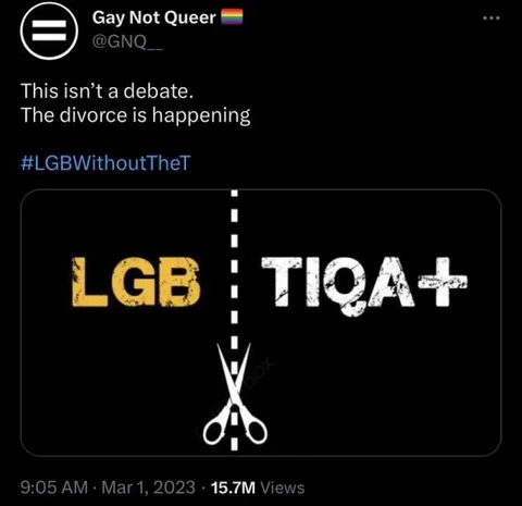 LGB Without the T Divorce