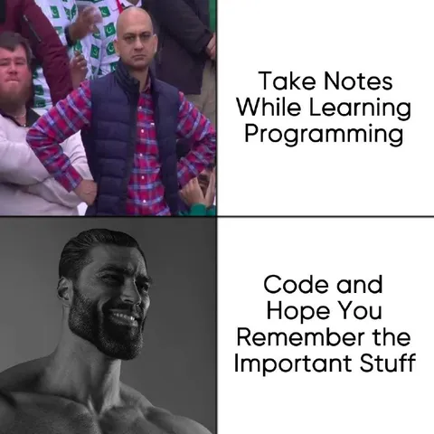 Take Notes vs Code and Hope