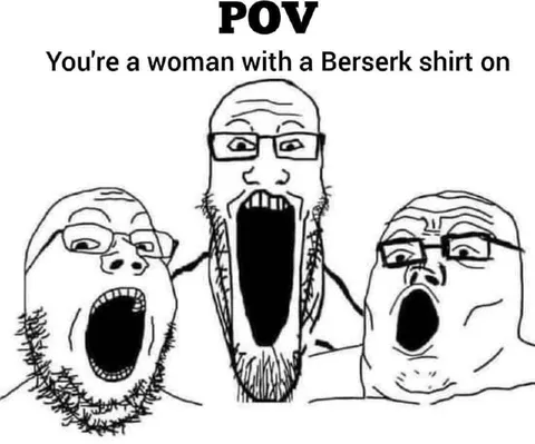 Berserk Shirt Reaction