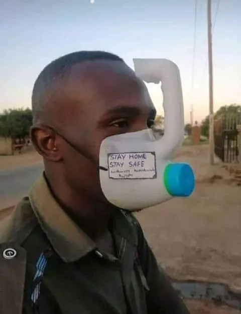 Stay Home Stay Safe Mask