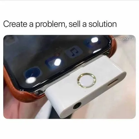 Create a Problem, Sell a Solution