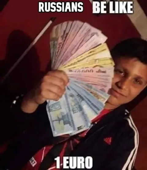 Russians Be Like One Euro