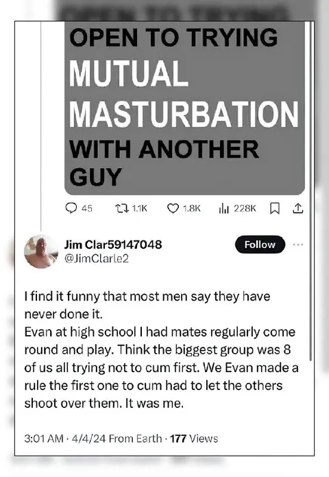 Open to Mutual Masturbation
