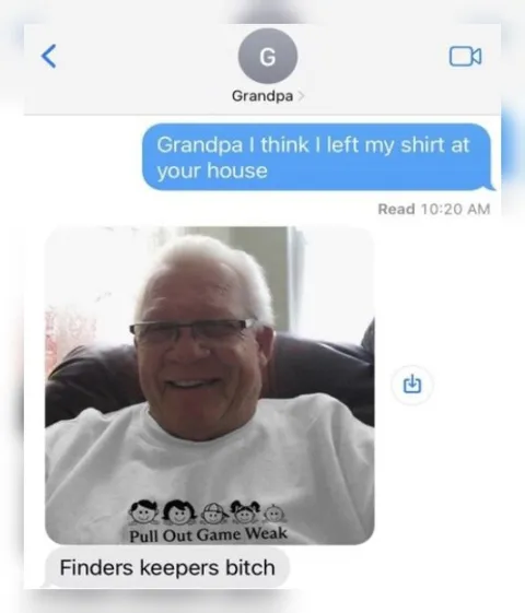 Finders Keepers Grandpa Shirt