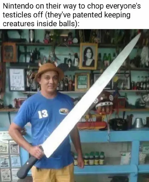 Nintendo Giant Sword Threat