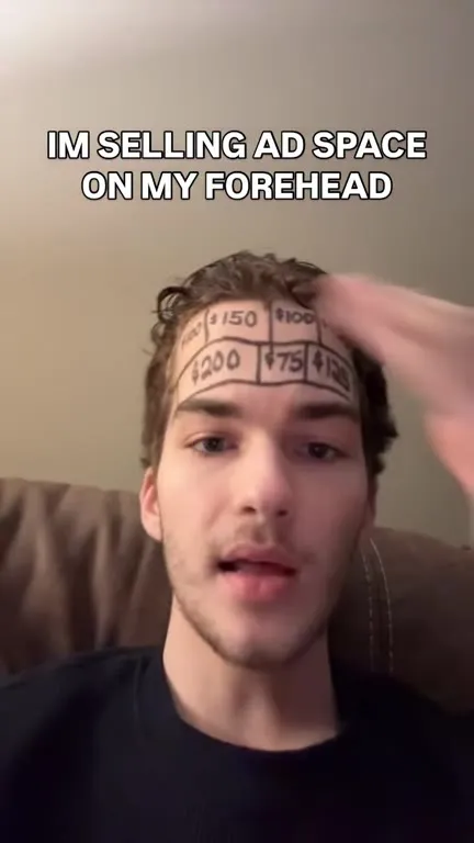 Selling Ad Space on My Forehead