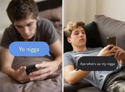Yo Nigga Text Exchange