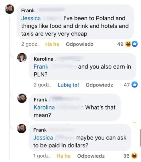 Paid in Dollars in Poland