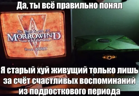 Старый хуй на воспоминаниях