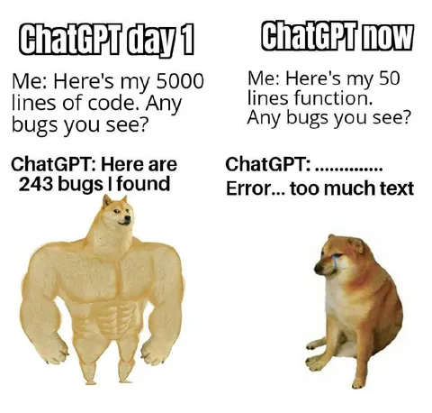 ChatGPT Day One vs Now
