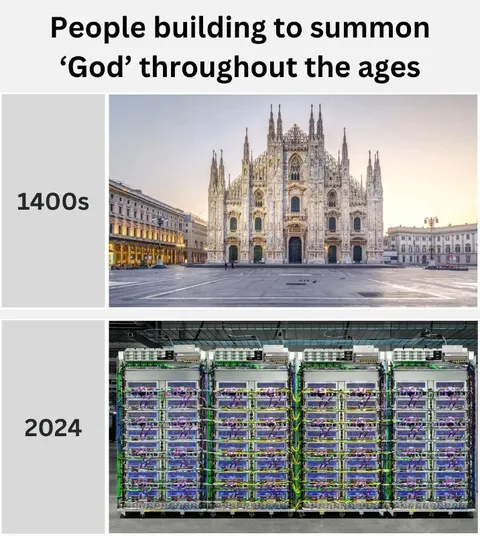 People Building to Summon God
