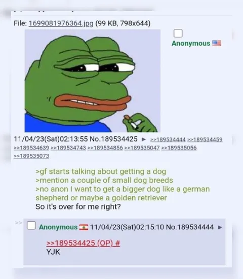 Pepe realizes it's over