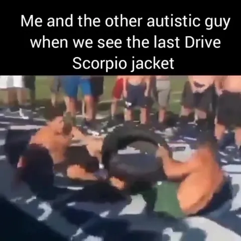 Fighting Over a Drive Scorpion Jacket