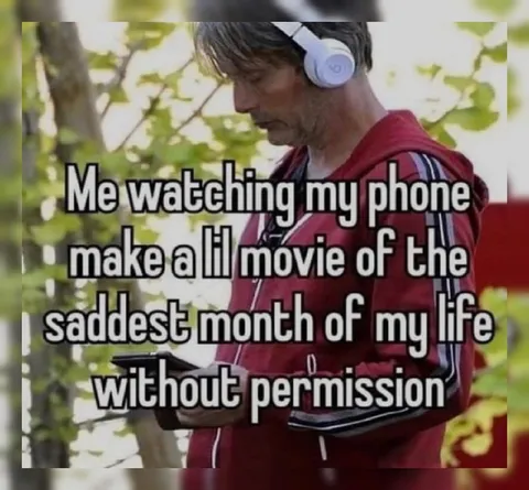 Phone Makes a Movie of My Sadness