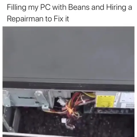 Filling a PC With Beans