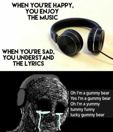 Sad People Understand Lyrics