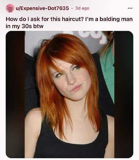 Balding Man Haircut Request