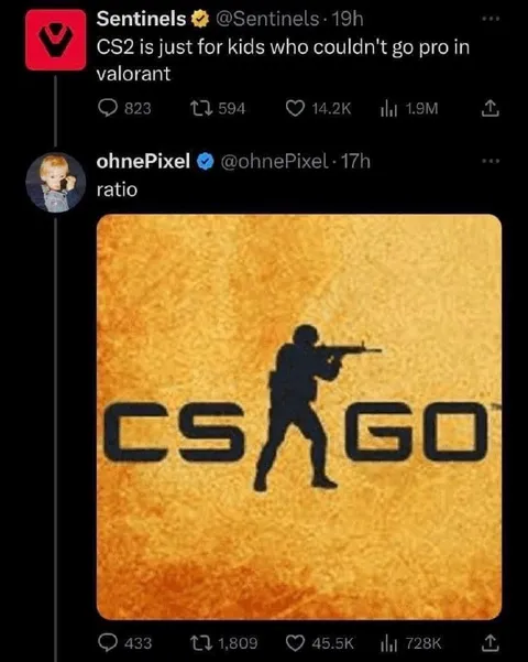 CS GO Ratio Reply