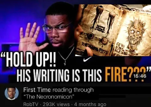 Necronomicon Writing Is Fire