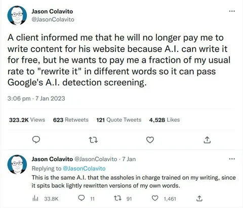 AI Rewrites Writers’ Own Words