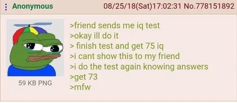 Pepe Fails the IQ Test