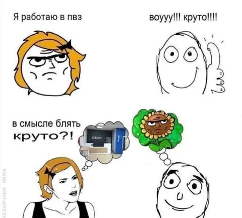 Я работаю в ПВЗ