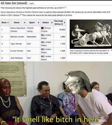 Roman Chariot Racer Smells Like Bitch