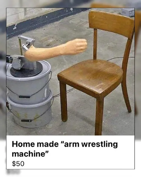 Home Made Arm Wrestling Machine