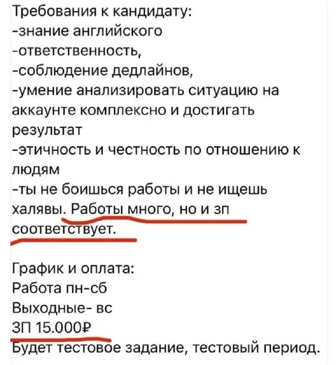 Требования к кандидату и зарплата