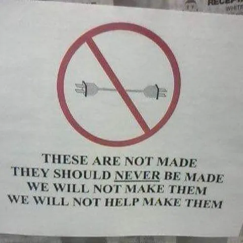 These Are Not Made