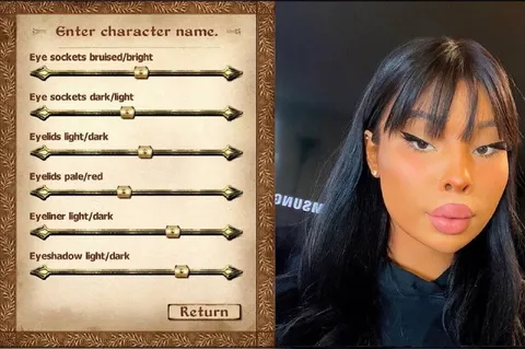 Skyrim Character Creator Result