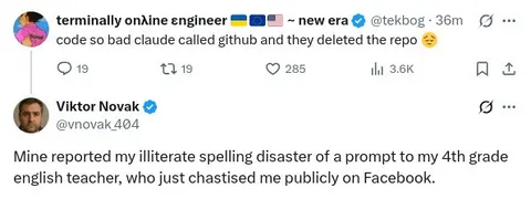 Claude Reports Bad Spelling