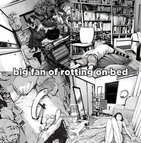 Big Fan of Rotting on Bed