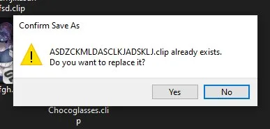 Chaotic File Already Exists
