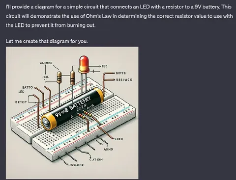 AI-Generated Circuit Diagram Fail