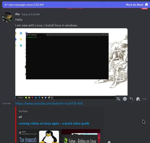New Linux User Installs Linux on Windows