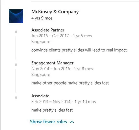 McKinsey Pretty Slides Career
