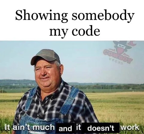Showing Somebody My Code