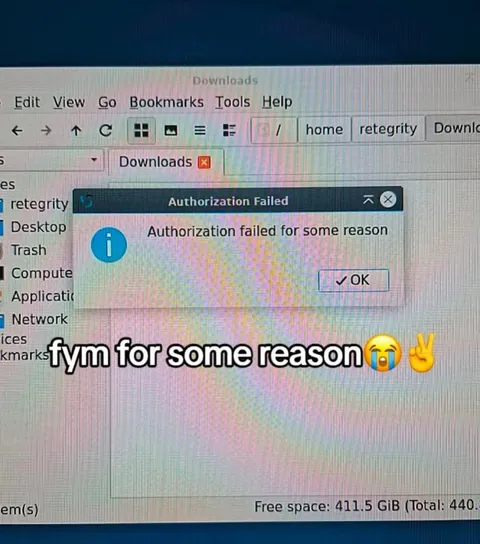 Authorization Failed for Some Reason