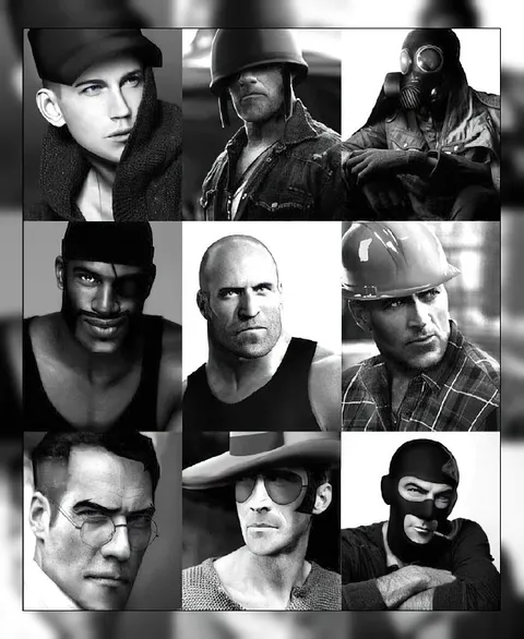 Девять классов Team Fortress 2
