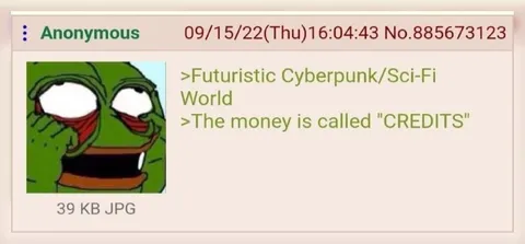 Credits in Cyberpunk World