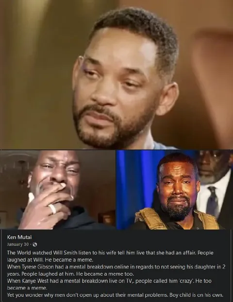 Men mocked for mental health