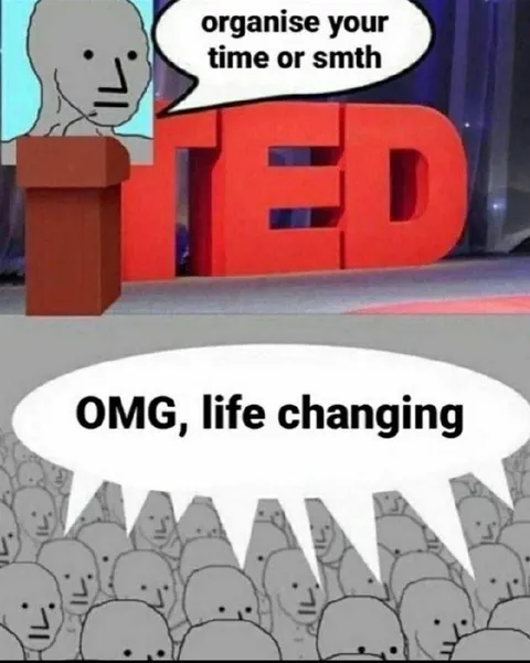 Organise Your Time TED Talk